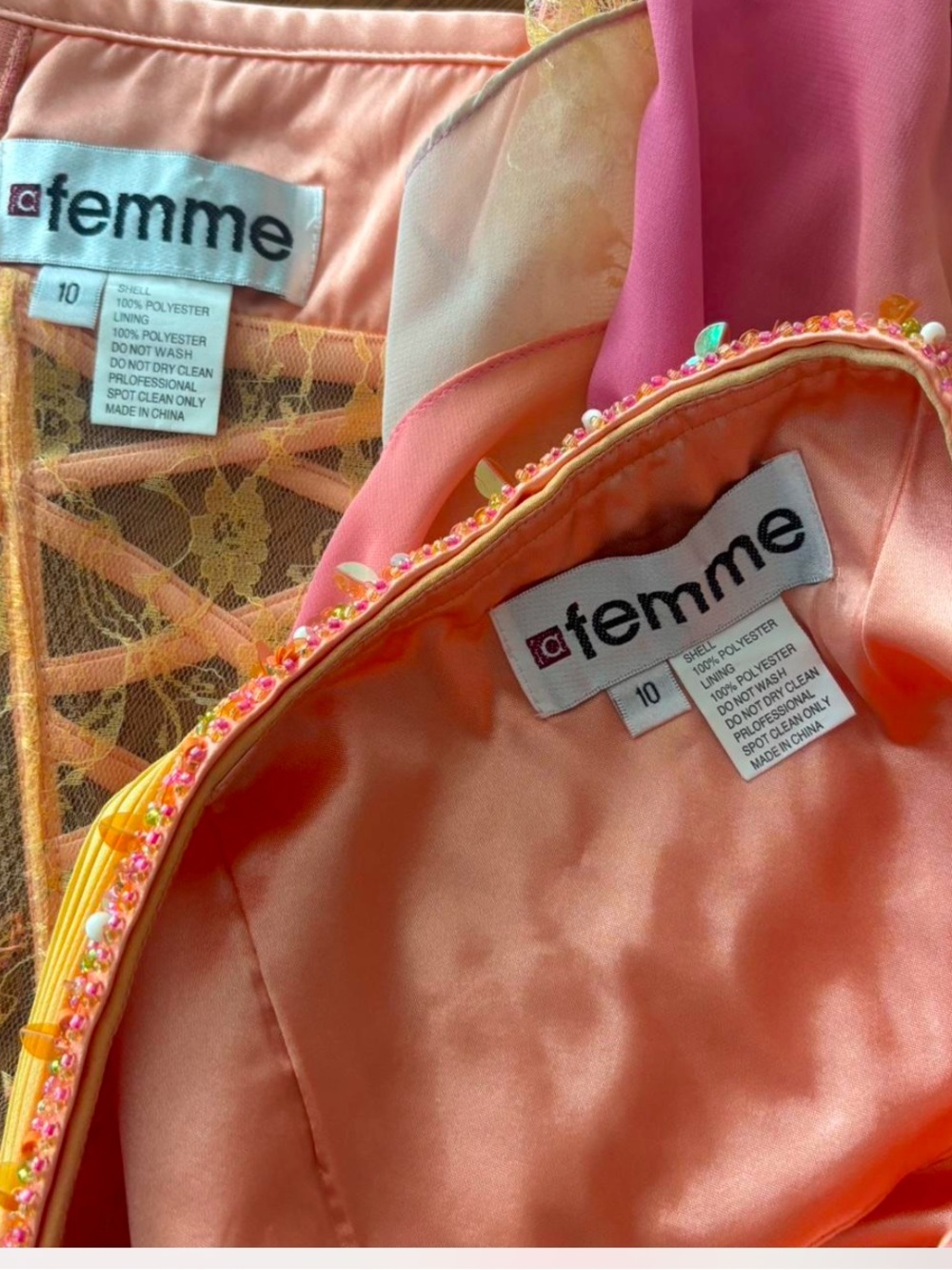 Y2K Pink & Orange fairy Ombre Lace-Up Bustier Corset Top and fairy skirt set - Picture 2 of 7